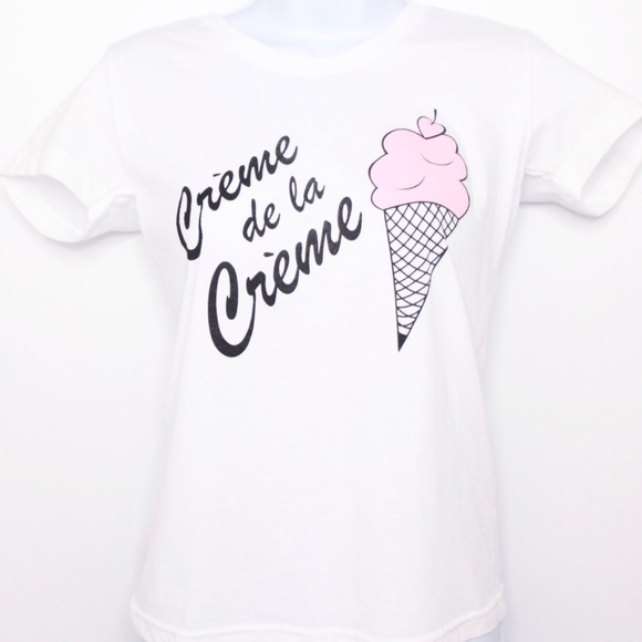 American Apparel x Millionera Pink Ice Cream Graphic T-shirt - Picture 2 of 6